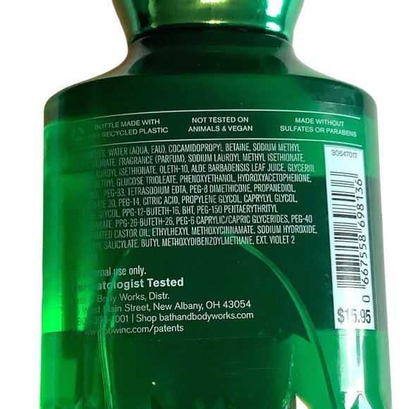 Bath & Body Works Vanilla Bean Noel Body Wash 10 Fl Oz With Pro-Vitamin B5 Aloe - Picture 4 of 4